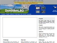 Tablet Screenshot of dominikhlbg.de